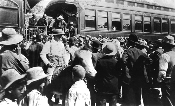 Le président McKinley en campagne à Cuba (1898)