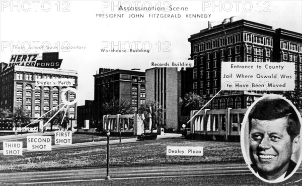 American - Dallas. Texas. Location of the scene where John Kennedy was assassinated.