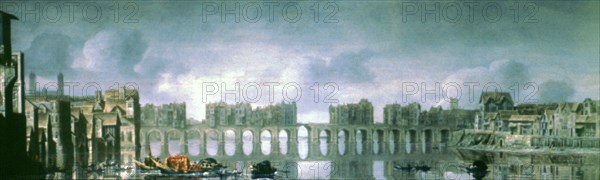 De Jongh, Le vieux pont de Londres