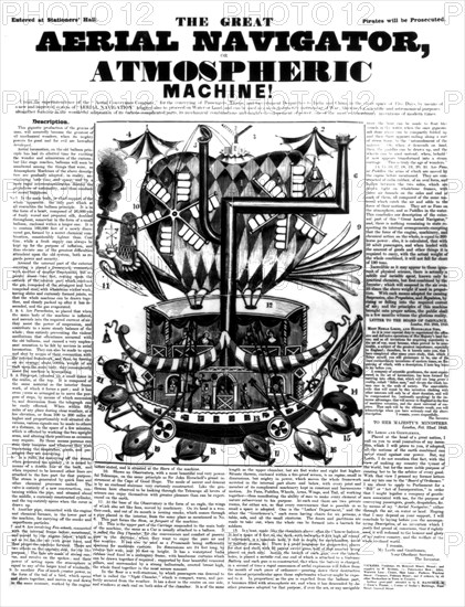 Navigation aérienne avec une machine atmosphérique