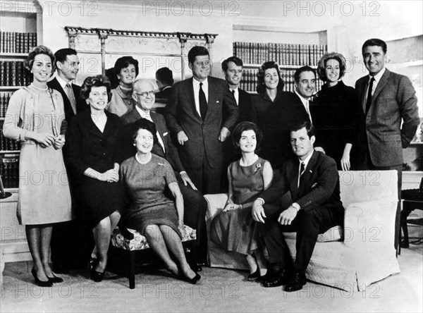 La famille Kennedy vers 1961