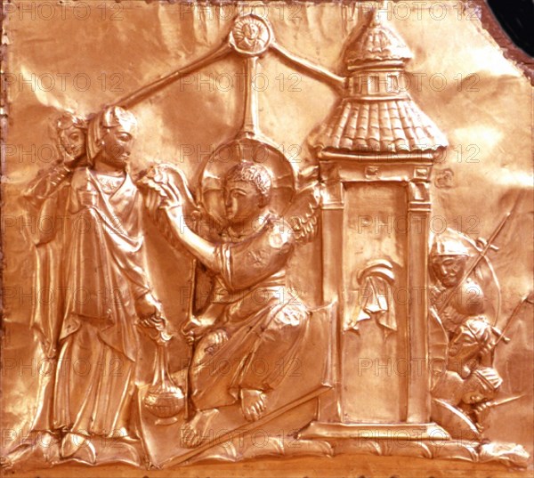 Altarpiece of the Aachen Cathedral in Germany