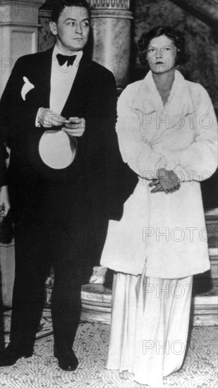 Scott Fitzgerald and Zelda attending a performance in Baltimore