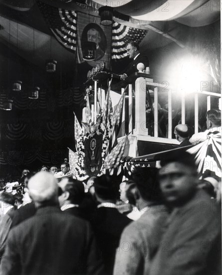 Convention politique. Discours de Franklin Delano Roosevelt