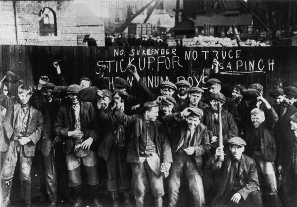 Grève des mineurs en Angleterre (mai 1912)