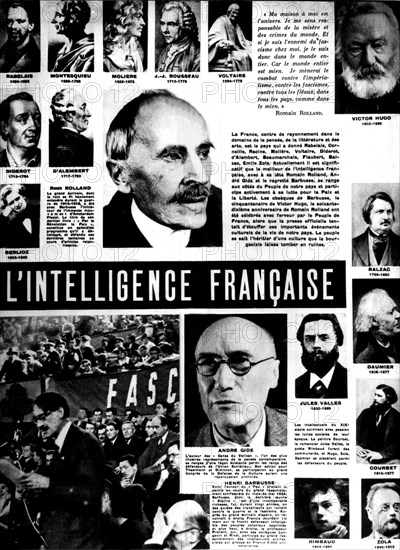 Brochure du Parti communiste français au moment des élections de 1936