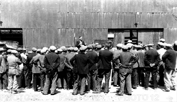 Grève dans les usines Renault en 1936