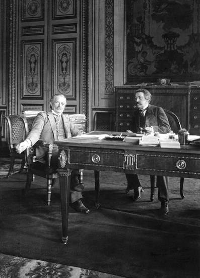 Aristide Briand and Lloyd George