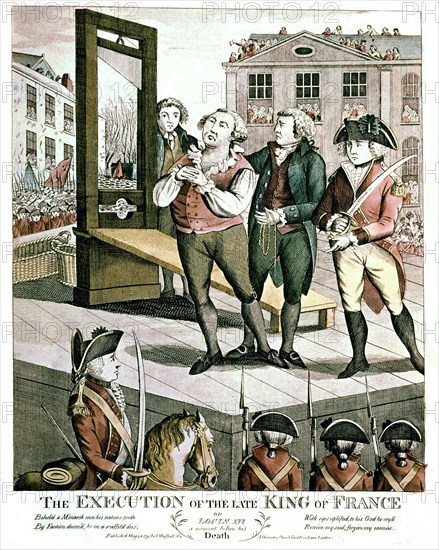 Execution of Louis XVI, 1793