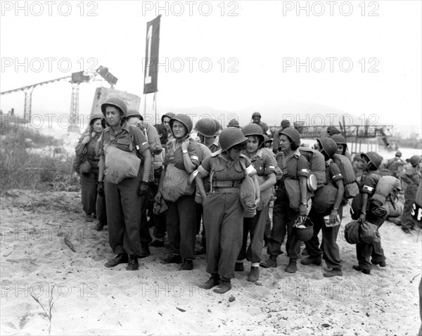Military landing in the South of France, at St Tropez, 1944