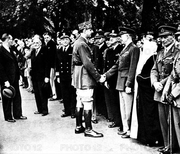 Provisory governement of Free France, in London (1942)