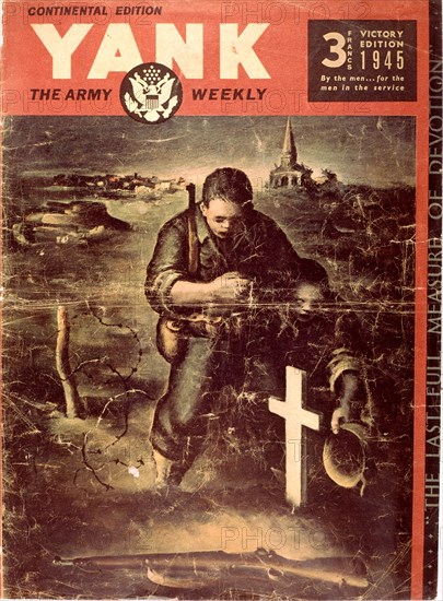 Cover of newspaper 'Yank' (1945)
