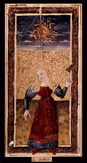 Tarot de Charles VI. Le soleil