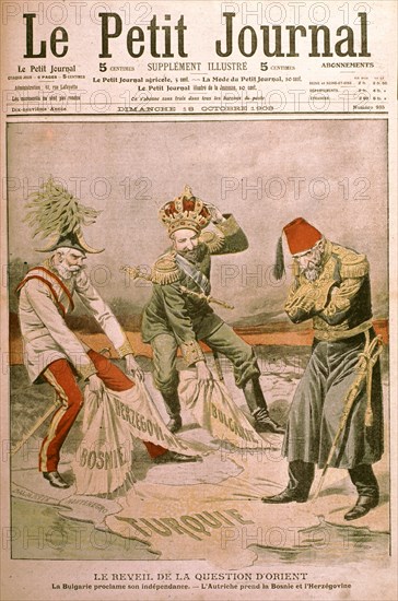 Caricature, "Le réveil de la question d'Orient"