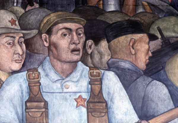Rivera, Fresco of the ministry of National Education