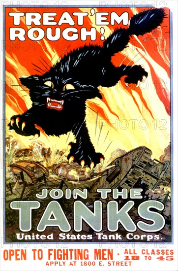 Poster, Appeal to enroll in the US army