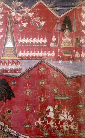 Life of Buddha (detail)