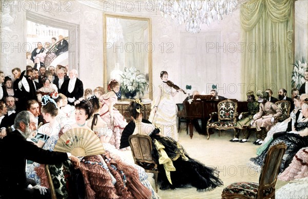 Tissot, The concert