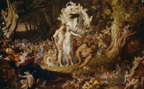 Paton, La réconciliation d'Obéron et de Titania