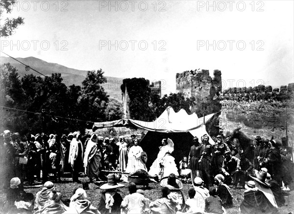 Napoelon III and Eugénie visiting Algeria