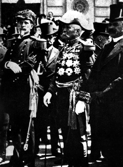 General Porfirio Diaz during an official ceremony