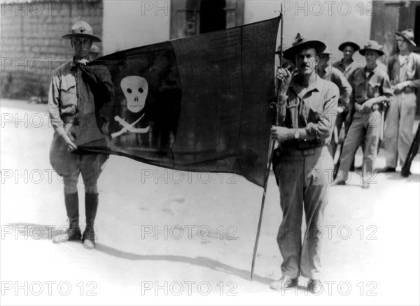 Le drapeau du chef rebelle Sandino