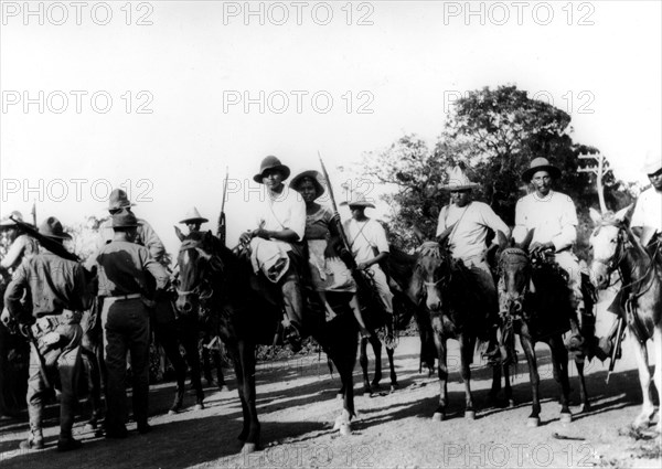 Liberal troops arrested and disarmed by American marines