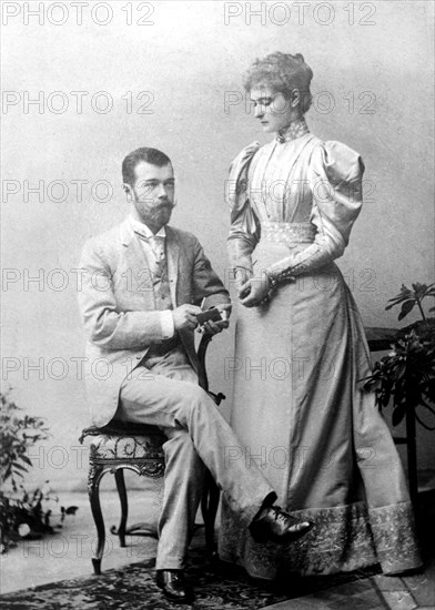 Czar Nicolas II and the czarina