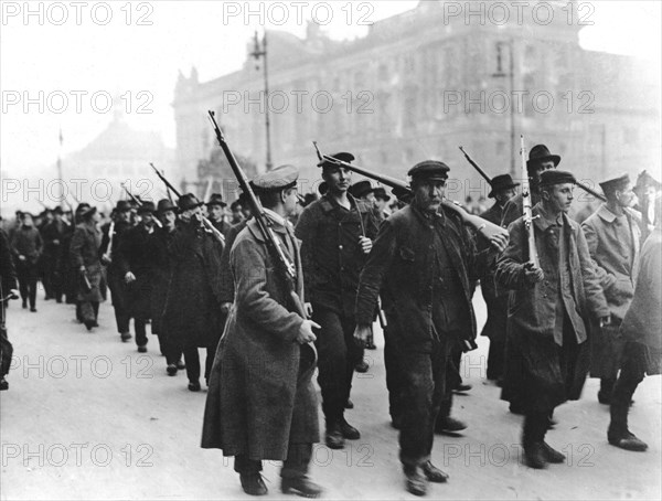 Une manifestation spartakiste