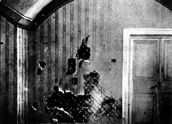 Room in which the Imperial family of Ekaterinburg was assassinated