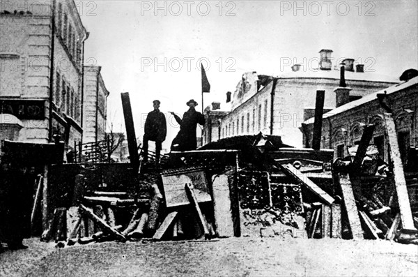 Barricades de la rue Moly Brouny