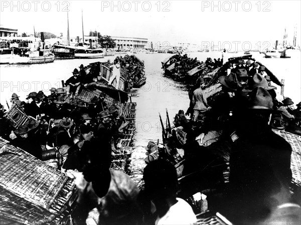 Californian regiment shipping for the Philippines