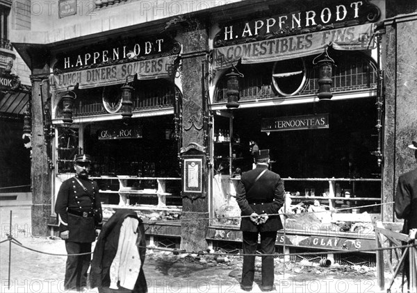 Manifestation xénophobe. Une boutique allemande saccagée