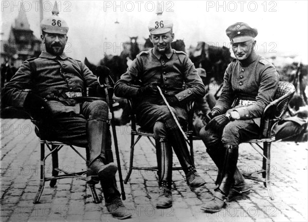 Officiers allemands à Bruxelles