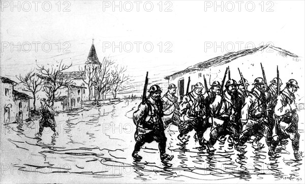Renefer, Soldiers going to the front
