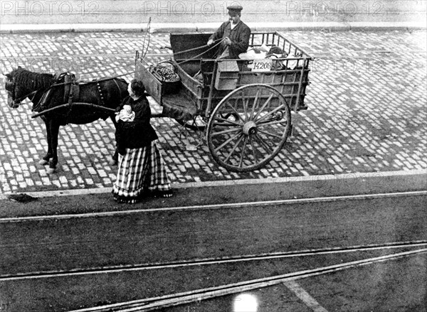 Scène de rue à Paris