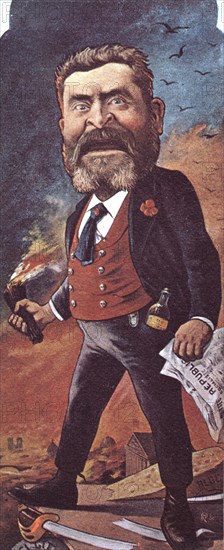 Sirat, Caricature de Jean Jaurès