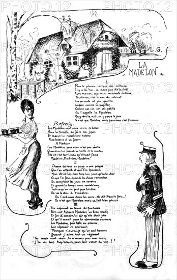 Lyrics of the French song: 'La Madelon'