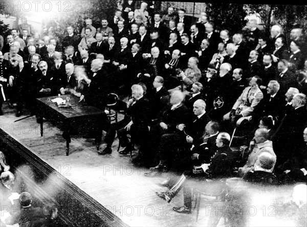 Discours de Clémenceau au Palais des fêtes à Strasbourg