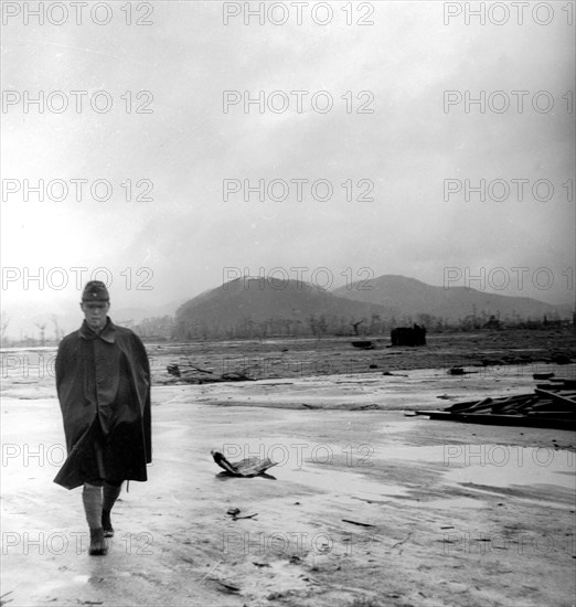 Japanese soldier in Hiroshima