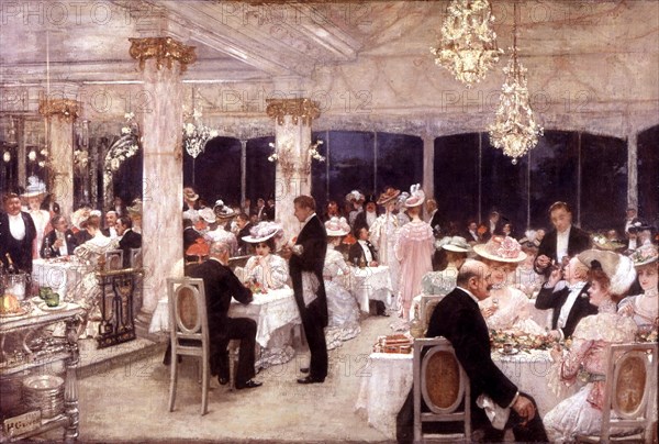 Gervex, Armenonville on the evening of the Grand Prix