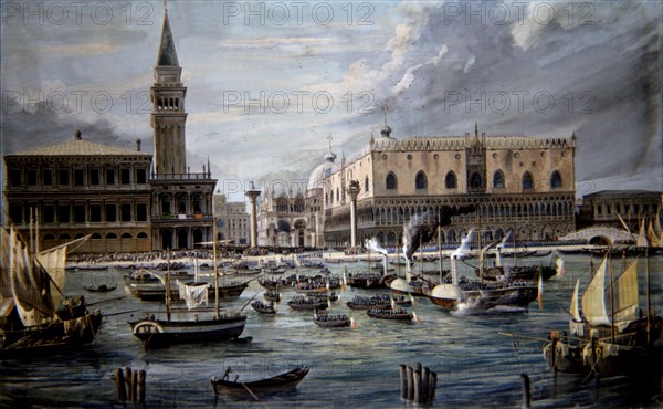 Querena, Neapolitan troops entering Venice