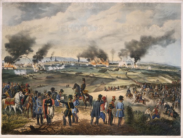Kaliwoda, The attack of October 30, 1848, seen from Laaberg, Austria