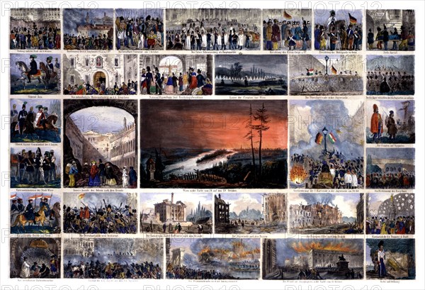Kaliwoda, Thumbnails representing episodes of the Revolution in Vienna