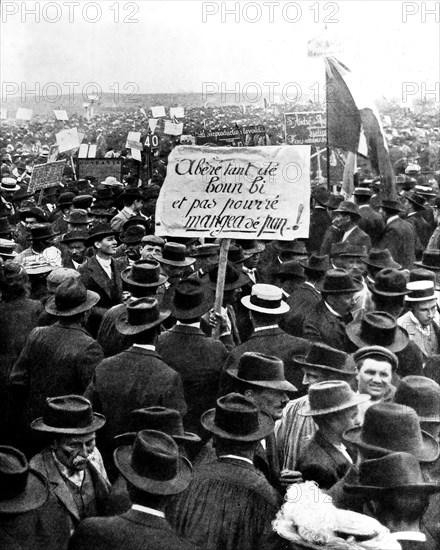 Wine crisis in the South of France, 1907