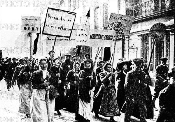 Wine crisis in the Champagne region, 1911