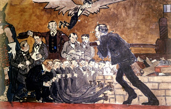 Poncet, Fresco of the Ecole normale supérieure (French Grande école for training of teachers)