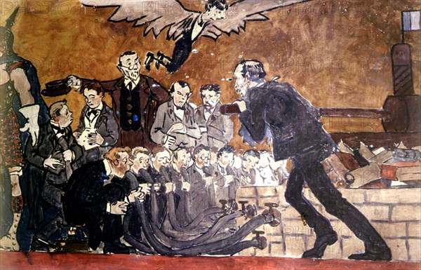 Poncet, Fresque de l'Ecole normale supérieure