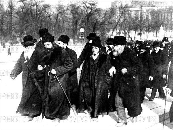 Manifestation de juifs à Vienne