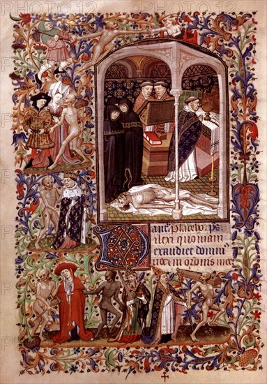 Paris Book of Hours, Burial